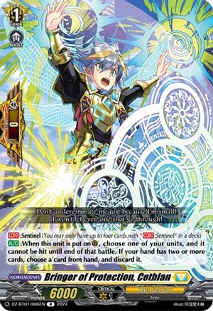 Bringer of Protection, Cethlan (DZ-BT01/066EN) - DZ-BT01: Fated Clash