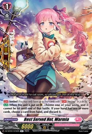 Best Served Hot, Warmia (DZ-BT01/074EN) - DZ-BT01: Fated Clash