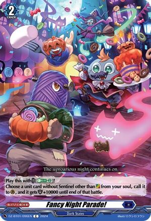 Fancy Night Parade! (DZ-BT01/096EN) - DZ-BT01: Fated Clash