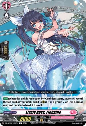 Lively Navy, Tiphaine (DZ-BT01/139EN) - DZ-BT01: Fated Clash