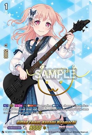 Gifted Talent, Nanami Hiromachi (EXS) (DZ-BT01/EXS03EN) - DZ-BT01: Fated Clash