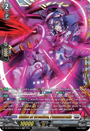 Bullet of Creation, Pansmermia (FFR) (DZ-BT01/FFR08EN) - DZ-BT01: Fated Clash