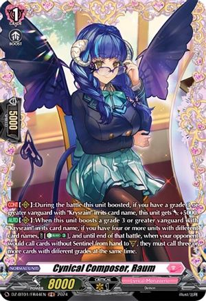 Cynical Composer, Raum (FR) (DZ-BT01/FR44EN) - DZ-BT01: Fated Clash