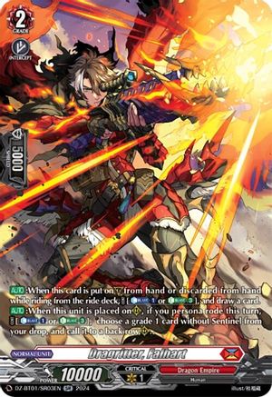 Dragritter, Falhart (SR) (DZ-BT01/SR03EN) - DZ-BT01: Fated Clash