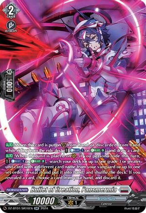 Bullet of Creation, Pansmermia (SR) (DZ-BT01/SR16EN) - DZ-BT01: Fated Clash