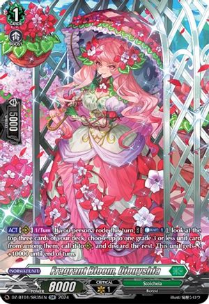 Fragrant Bloom, Dionyshia (SR) (DZ-BT01/SR35EN) - DZ-BT01: Fated Clash