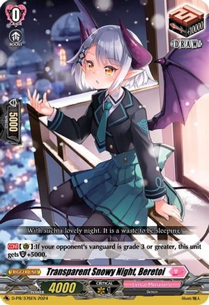 Transparent Snowy Night, Beretoi (D-PR/376EN) - D Promo Cards