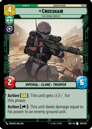 Crosshair - Following Orders (087/262) - Shadows of the Galaxy Foil