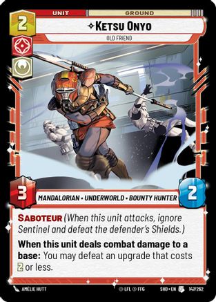 Ketsu Onyo - Old Friend (147/262) - Shadows of the Galaxy Foil
