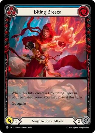 Biting Breeze (Blue) (ZEN020) - Blitz Deck: Part the Mistveil - Zen