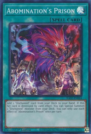 Abomination's Prison (RA02-EN064) - 25th Anniversary Rarity Collection II 1st Edition