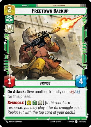 Freetown Backup (097/262) - Shadows of the Galaxy Foil
