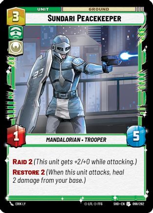 Sundari Peacekeeper (098/262) - Shadows of the Galaxy Foil