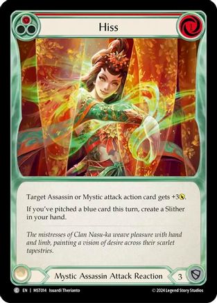 Hiss (Red) (MST014) - Part the Mistveil Rainbow Foil