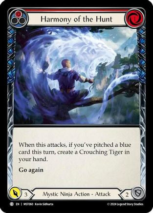 Harmony of the Hunt (Red) (MST060) - Part the Mistveil Rainbow Foil