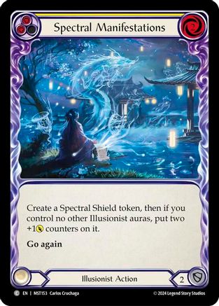 Spectral Manifestations (Yellow) (MST153) - Part the Mistveil Rainbow Foil