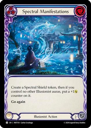 Spectral Manifestations (Blue) (MST154) - Part the Mistveil Rainbow Foil
