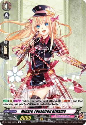 Midare Toushirou Kiwame (D-TB04/049EN) - D-TB04: Touken Ranbu ONLINE 2023