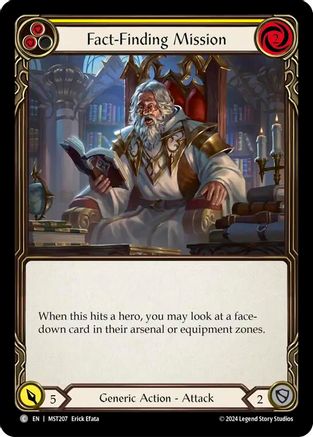 Fact-Finding Mission (Yellow) (MST207) - Part the Mistveil Rainbow Foil