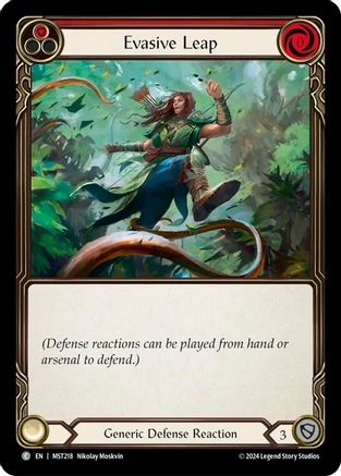 Evasive Leap (Red) (MST218) - Part the Mistveil Rainbow Foil