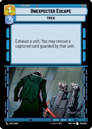 Unexpected Escape (076/262) - Shadows of the Galaxy Foil