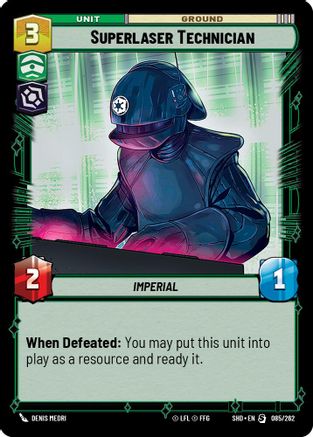 Superlaser Technician (085/262) - Shadows of the Galaxy