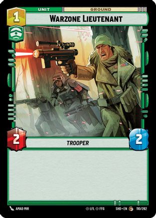 Warzone Lieutenant (110/262) - Shadows of the Galaxy