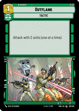 Outflank (128/262) - Shadows of the Galaxy Foil