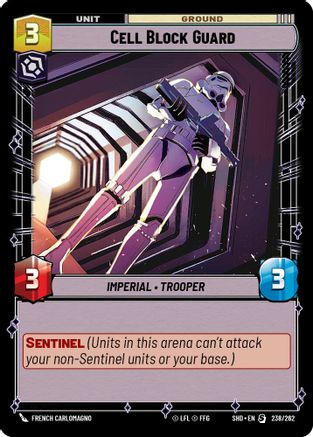 Cell Block Guard (238/262) - Shadows of the Galaxy