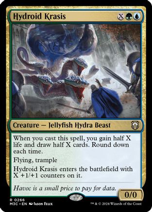 Hydroid Krasis (Ripple Foil) (M3C-266) - Modern Horizons 3 Commander Foil