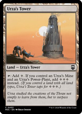 Urza's Tower (Ripple Foil) (M3C-403) - Modern Horizons 3 Commander Foil