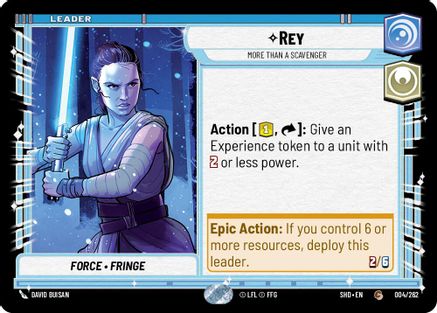 Rey - More Than a Scavenger (004/262) - Shadows of the Galaxy