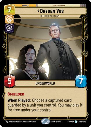 Dryden Vos - Offering No Escape (192/262) - Shadows of the Galaxy Foil