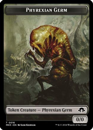 Phyrexian Germ // Snake Double-Sided Token (MH3-16 // 20) - Modern Horizons 3 Foil