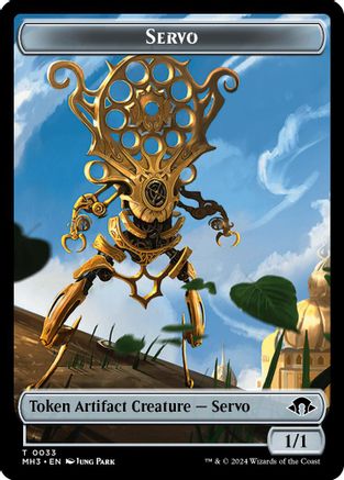 Servo // Gremlin Double-Sided Token (MH3-33 // 23) - Modern Horizons 3 Foil