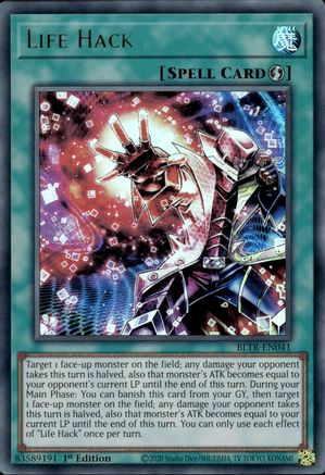 Life Hack (BLTR-EN041) - Battles of Legend: Terminal Revenge 1st Edition