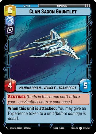 Clan Saxon Gauntlet (035/262) - Shadows of the Galaxy Foil