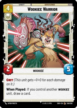 Wookiee Warrior (249/262) - Shadows of the Galaxy