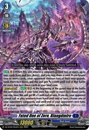 Fated One of Zero, Blangdmire (DZ-BT02/004EN) - DZ-BT02: Illusionless Strife