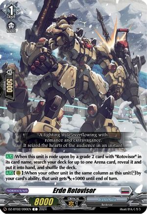 Erde Rotovisor (DZ-BT02/090EN) - DZ-BT02: Illusionless Strife