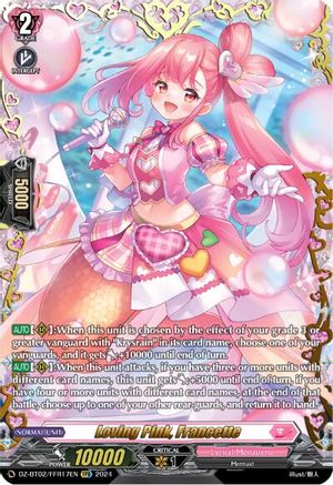 Loving Pink, Francette (FFR) (DZ-BT02/FFR17EN) - DZ-BT02: Illusionless Strife
