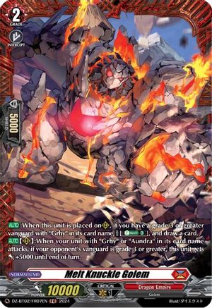 Melt Knuckle Golem (FR) (DZ-BT02/FR07EN) - DZ-BT02: Illusionless Strife