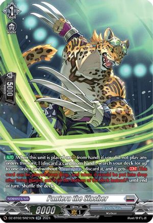 Pantera the Slasher (SR) (DZ-BT02/SR21EN) - DZ-BT02: Illusionless Strife