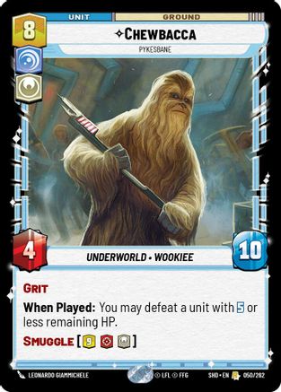 Chewbacca - Pykesbane (050/262) - Shadows of the Galaxy Foil