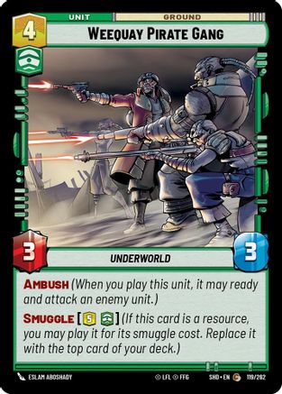 Weequay Pirate Gang (119/262) - Shadows of the Galaxy