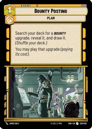 Bounty Posting (228/262) - Shadows of the Galaxy Foil