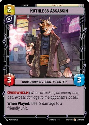 Ruthless Assassin (235/262) - Shadows of the Galaxy