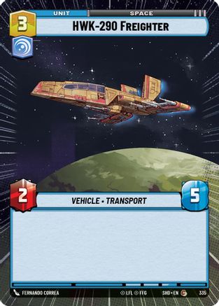 HWK-290 Freighter (Hyperspace) (335) - Shadows of the Galaxy