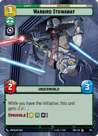 Warbird Stowaway (Hyperspace) (355) - Shadows of the Galaxy