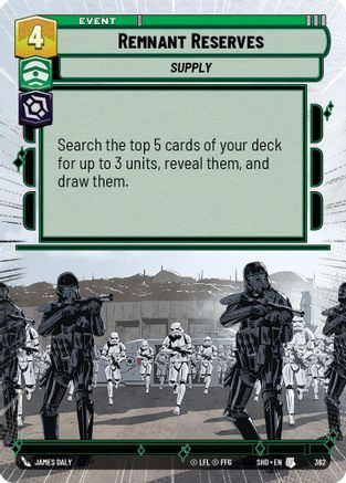 Remnant Reserves (Hyperspace) (362) - Shadows of the Galaxy